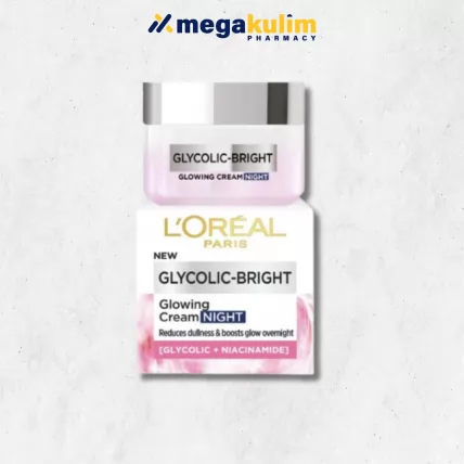 L'Oreal Paris Glycolic Glowing Night Cream (50mL)