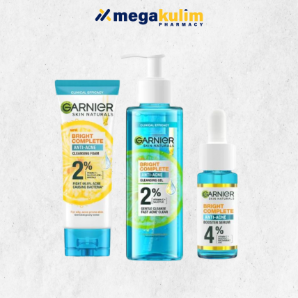 Garnier Bright Complete Anti Acne Skincare Range