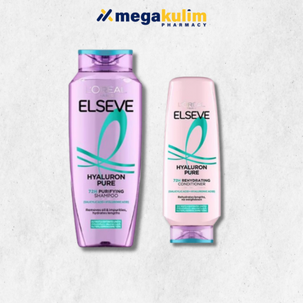 L'oreal Paris Elseve Hyaluron Pure (Shampoo 280mL / Conditioner 265mL)