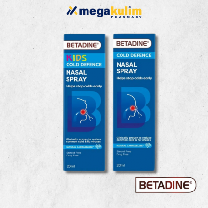 Betadine Cold Defence Nasal Spray 20mL  (Adult / Kids)