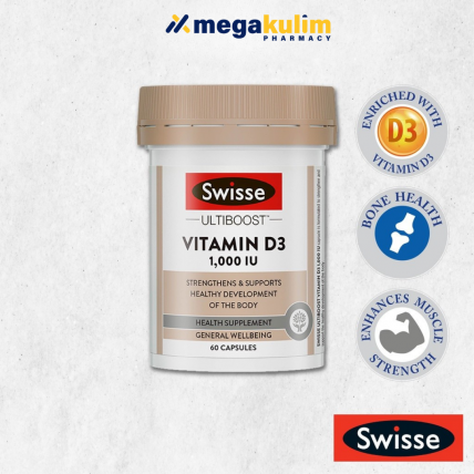 Swisse Ultiboost Vitamin D3 60 Cap