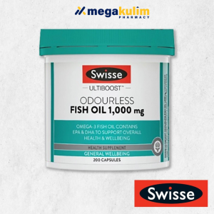 Swisse Ultiboost Odourless Fish Oil 1000mg (200caps)