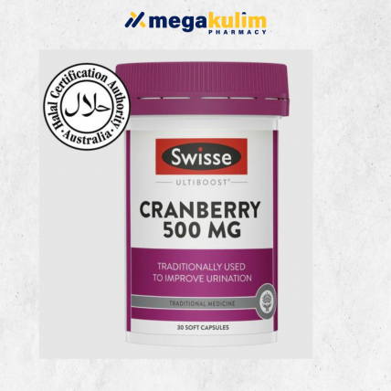 Swisse Ultiboost Cranberry 500mg (30s/Btl)