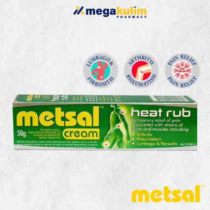 Metsal Heat Rub Cream 50g