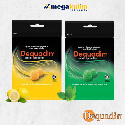 Dequadin Pastil Lemon / Menthol 20g