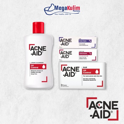 Acne-Aid Oil Control Liquid Cleanser 100mL / Bar 100g / Anti Acne Spot Gel 10g / Scar Care Gel 10g/-Anti Acne Spot Gel 10g