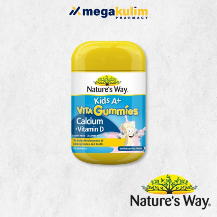 Nature's Way Kids A+ Vita Gummies Calcium + Vitamin D 60's