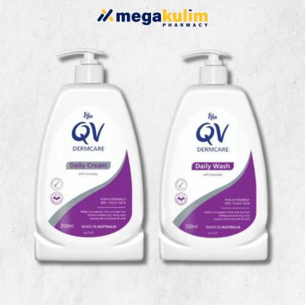 QV Dermacare with Ceramide 350g ( Daily Cream / Daily Wash)