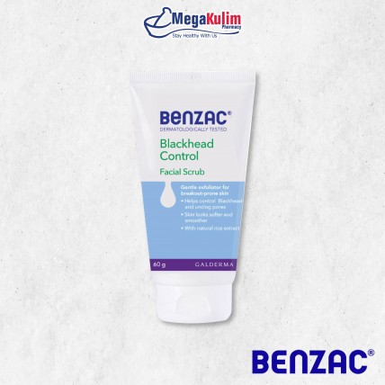 Benzac Blackhead Control Facial Scrub 60g