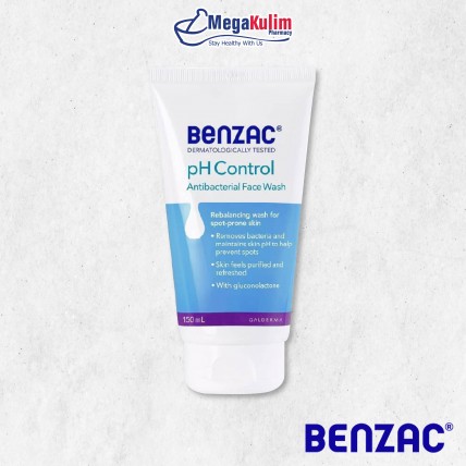 Benzac pH Control Antibacterial Face Wash 150mL