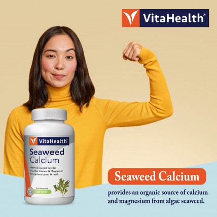 VitaHealth Seaweed Calcium 995mg 60 Cap