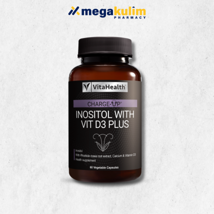 VitaHealth Charge-Up Inositol with Vitamin D3 Plus (60s/Btl)