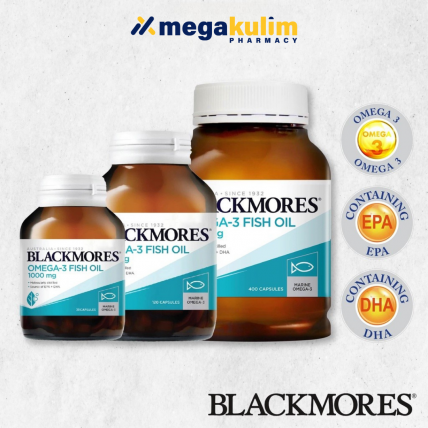 Blackmores Omega 3 Fish Oil 1000mg (30's / 120's)