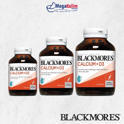 Blackmores Calcium+D3 (30 / 60 / 120 Tab)-120 Tab