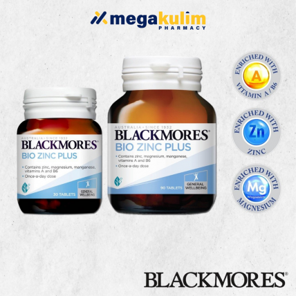 Blackmores Bio Zinc Plus (30's / 90's)