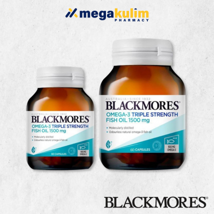 Blackmores Omega-3 Triple Strength Fish Oil 1500mg (30's / 60's)