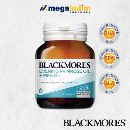 Blackmores Evening Primrose Oil + Fish Oil (30's / 120's)