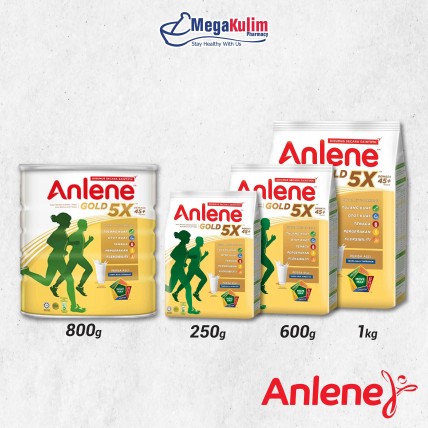 Anlene Gold Milk Powder 250g / 600g / 800g / 1kg-1kg