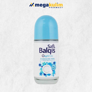 Safi Balqis Oxywhite Roll-On Deodorant - Blue 40mL