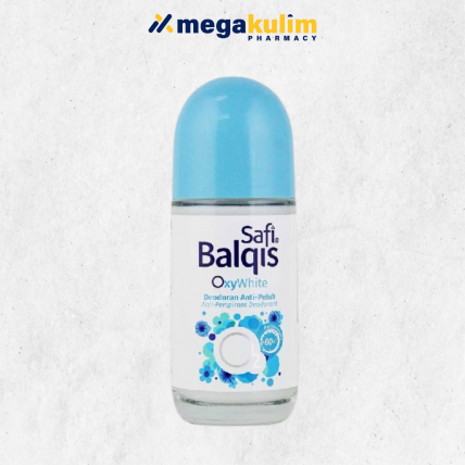 Safi Balqis Oxywhite Roll-On Deodorant - Blue 40mL