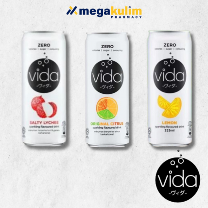 Vida Zero 325mL (Original Citrus / Salty Lychee / Yuzu)