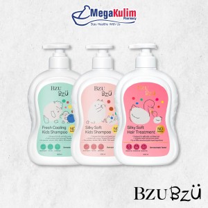 Bzu Bzu Kids Shampoo (Fresh Cooling / Silky Soft) 600mL -Fresh Cooling