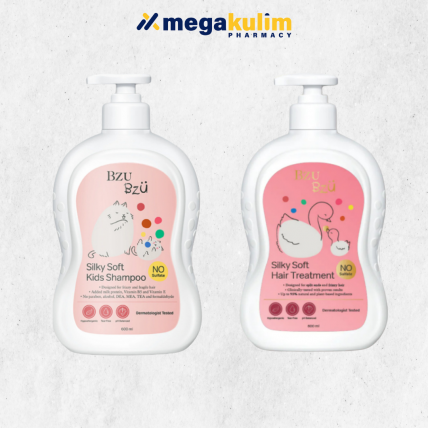 Bzu Bzu Silky Soft Kids (Shampoo/Hair Treatment) 600mL
