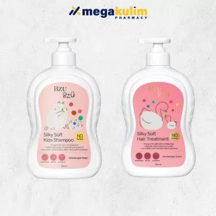 Bzu Bzu Silky Soft Kids (Shampoo/Hair Treatment) 600mL