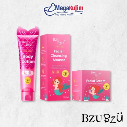 Bzu Bzu Little Lady Facial Range (Body Lotion / Facial Cleansing Mousse / Facial Cream)-Body Lotion