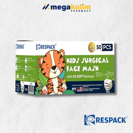 Respack Kids Premium Mask Tigo Series (50pcs/Box)
