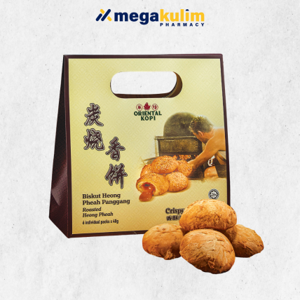 Oriental Kopi Roasted Heong Pheoh Biscuits (40gX6s/Box)