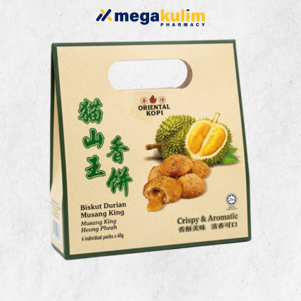 Oriental Kopi Musang King Heong Pheoh Biscuits (40gX6s/Box)