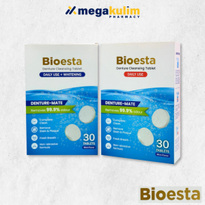 Bioesta Denture Cleansing Tablet 30tablets/Box (Daily Use / Daily Use + Whitening)