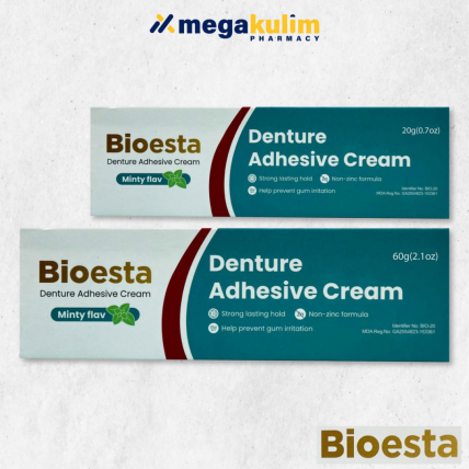Bioesta Denture Adhesive Cream Minty Flavour (20g / 60g)
