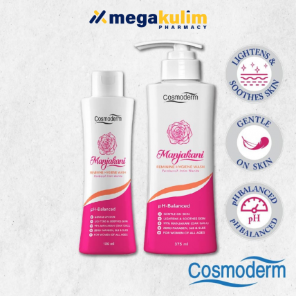Cosmoderm Manjakani Feminine Hygine Wash (150mL / 375mL)