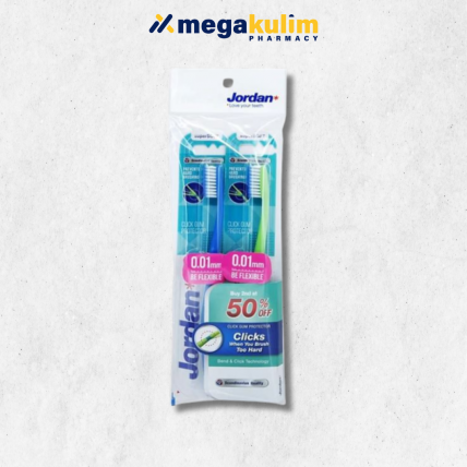 Jordan Click Gum Protector Toothbrush - Super Soft (2pcs/Pack)