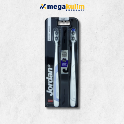 Jordan Expert White Toothbrush - Soft (2pcs/Pack)