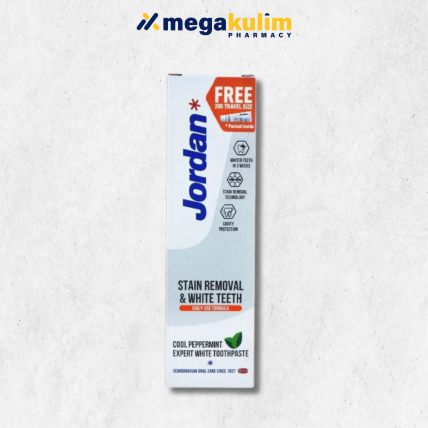 Jordan Cool Peppermint Expert White Toothpaste (100g)