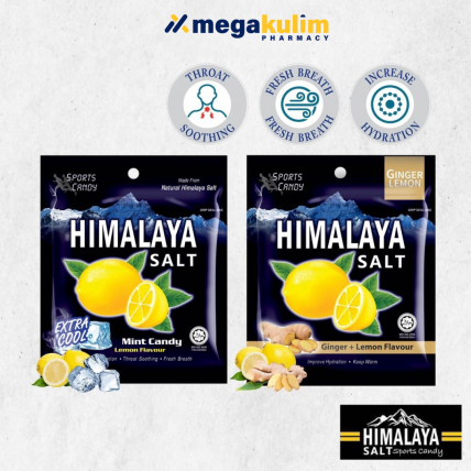 Himalaya Salt Mint Sports Candy (Lemon Flavour) 15g-Ginger
