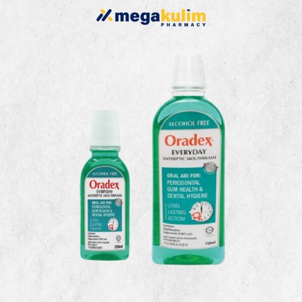 Oradex Everyday Mouthwash (250mL / 750mL)