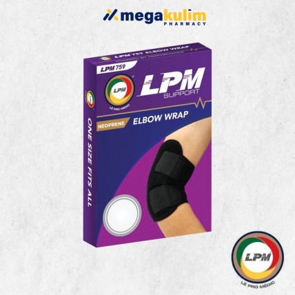 LPM 759 Neoprene Elastic Elbow Support (Free Size)