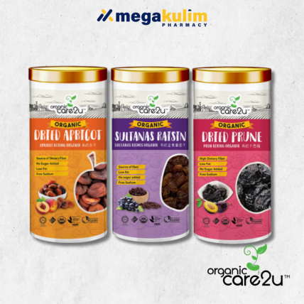 Organic Care2u 200g (Dried Apricot/ Dried Prune/ Sultanas Raisin)