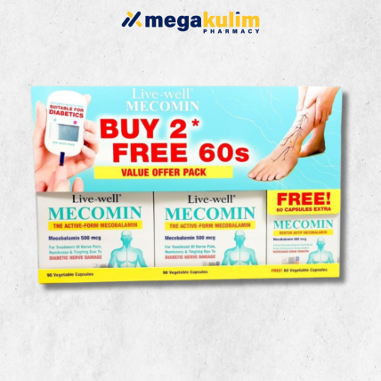 Livewell Mecomin (2x90+60 Capsule/Set)