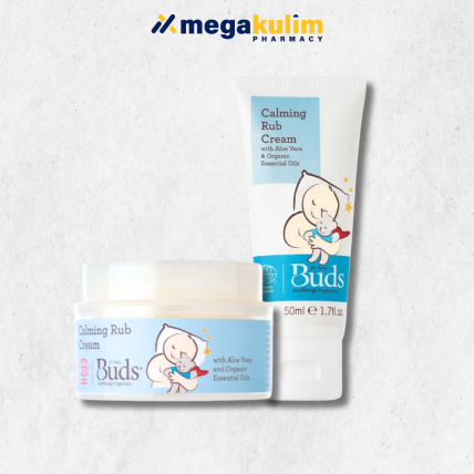 Buds Soothing Organics Calming Rub Cream (Jar 30mL / Tube 50mL)
