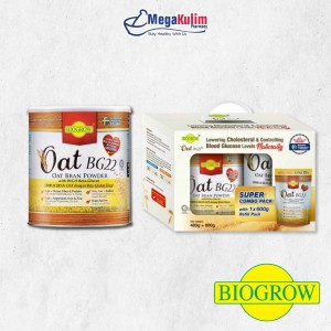 Biogrow Oat Bg22 Oat Bran Powder (480g / 480g + 600g Refill / 2 x 480g)-480g + 600g Refill