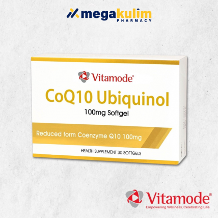 Vitamode CoQ10 Ubiquinol 100mg 30's Softgels