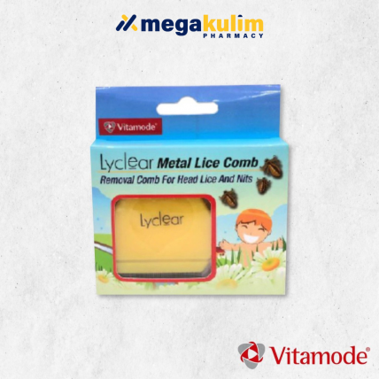 Vitamode Lyclear Metal Lice Comb (1's)