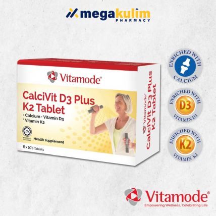 Vitamode CalciVit D3 Plus K2 6X10 Tab