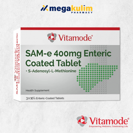 Vitamode SAM-e 400mg Enteric Coated Tablet 3X10 Tab