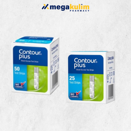 Contour Plus Glucose Strips (50's + 25's/Set)